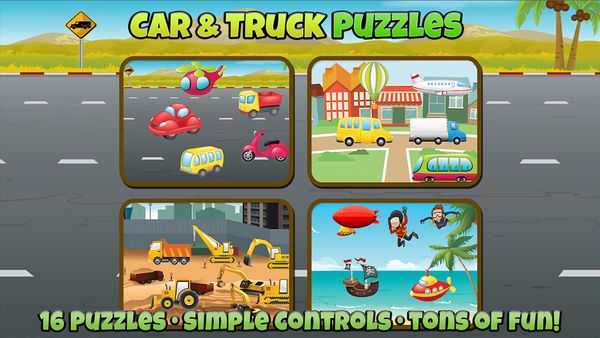 Car and Truck Puzzles For Kids 1