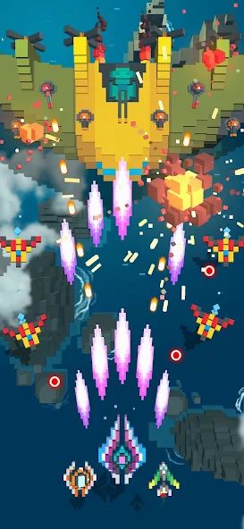 Sky Wings: Pixel Fighter 3D 1