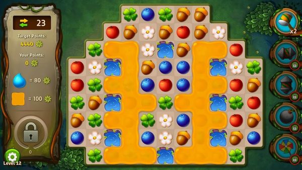 Match 3 Games – Forest Puzzle 1