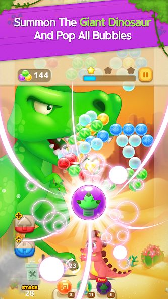 Bubble Shooter: Dino Friends 1