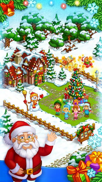 Farm Snow – Santa family story 1