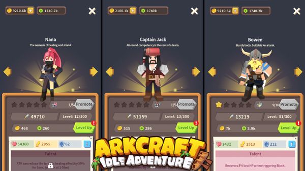 Arkcraft – Idle Adventure 1