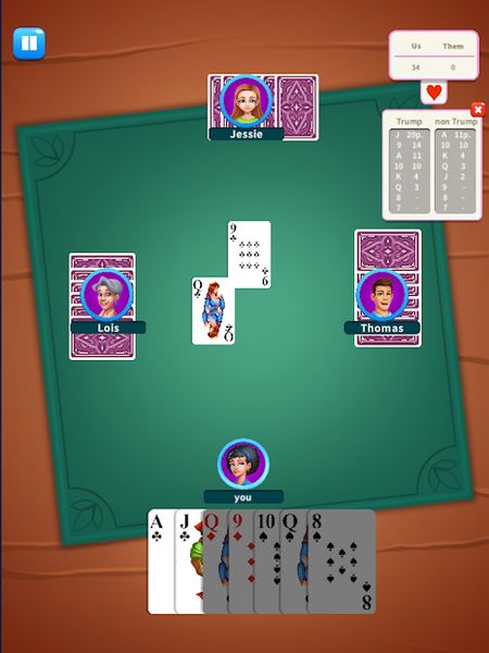 King of Belote Card Game 1