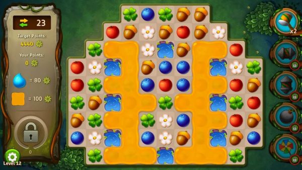 Match 3 Games – Forest Puzzle 1