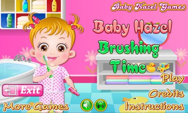 Baby Hazel Brushing Time 1