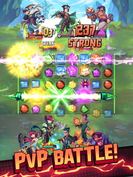 Puzzle Brawl: Match 3 PvP RPG 1