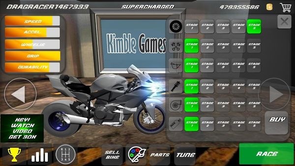 Drag bikes – Drag racing game 1