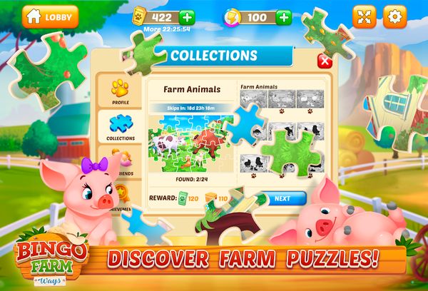 Bingo Farm Ways: Bingo Games 1