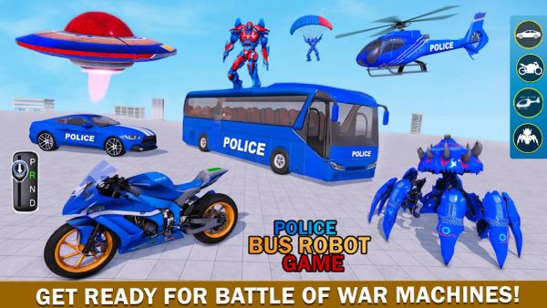 Bus Robot Car War – Robot Game 1