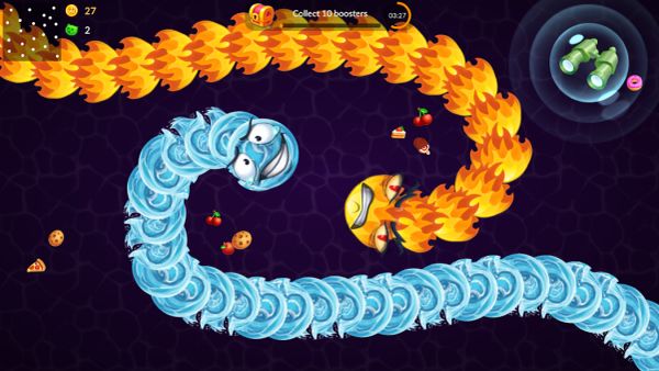 Snake vs Worms: Fun .io Zone 1