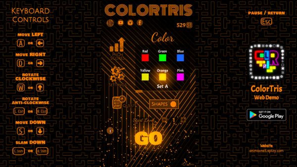 ColorTris – Classic Neon Block 1