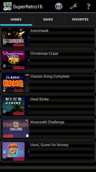 SuperRetro16 (SNES Emulator) 1