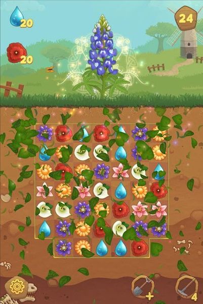 Flower Book Match3 Puzzle Game 1