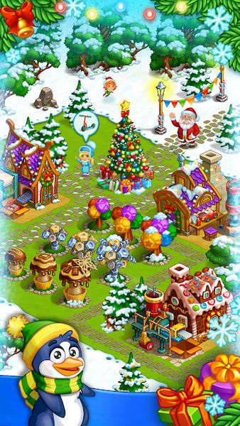 Farm Snow – Santa family story 1