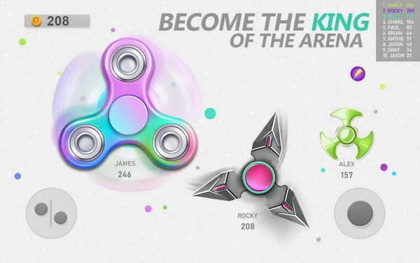 Realtime Fidget Spinner Games 1