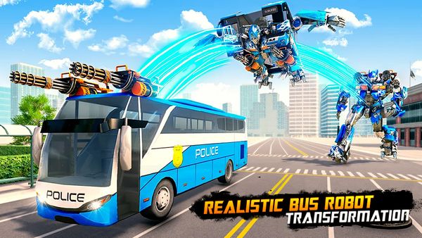 Bus Robot Car War – Robot Game 1