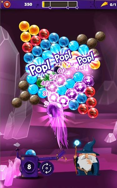 Bursting bubbles: Bubble Game 1