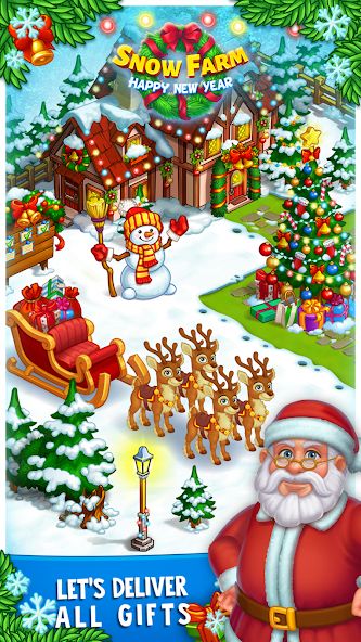 Farm Snow – Santa family story 1