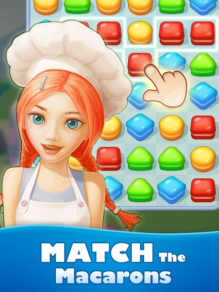 Sweet Macaron : Match 3 1