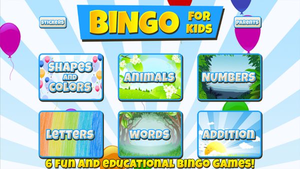 Bingo for Kids 1