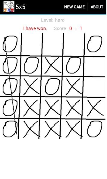 Tic-tac-toe 3-4-5 1