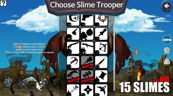 15 Slimes : Action Defence 1