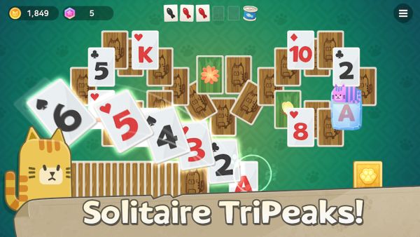 Solitaire Cat Islands-TriPeaks 1