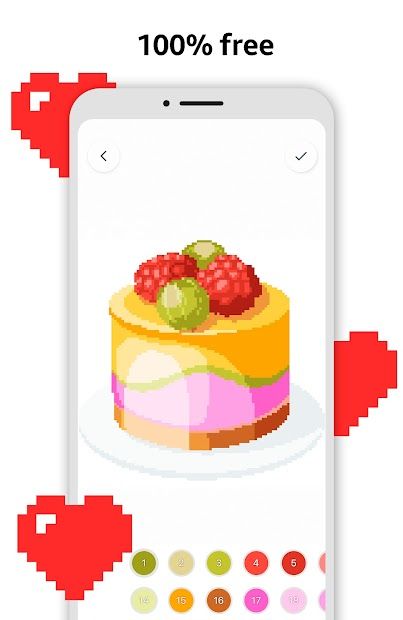 Color By Number: Pixel Art Paint By Number Book
