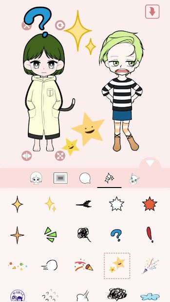 K-pop Webtoon Character Girls