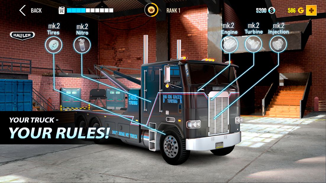 Big Rig Racing: Drag racing
