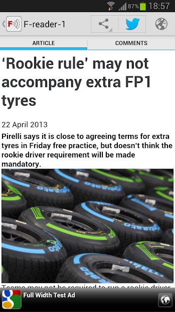 Freader1 - Formula Racing News