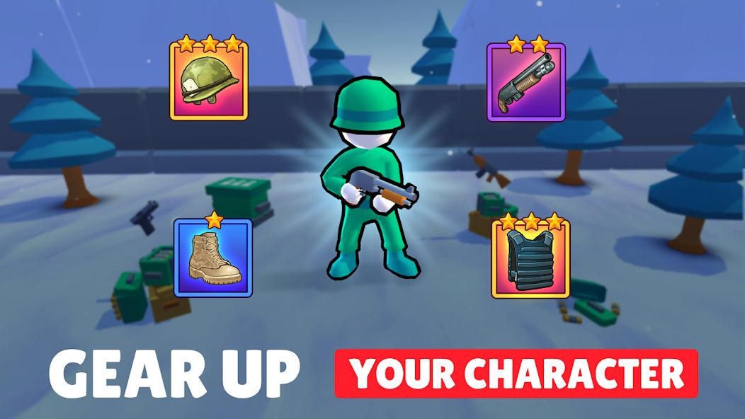 Stickmans of Wars: RPG Shooter