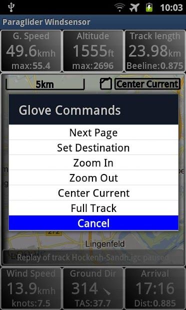 Paraglider Dashboard