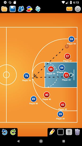 Coach Tactic Board: Basketball