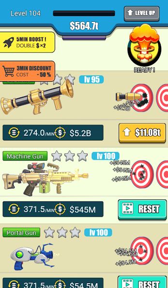 Idle Guns