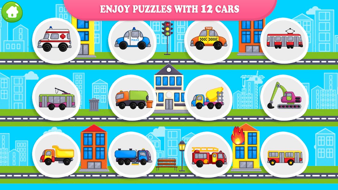 Car Puzzles for Kids