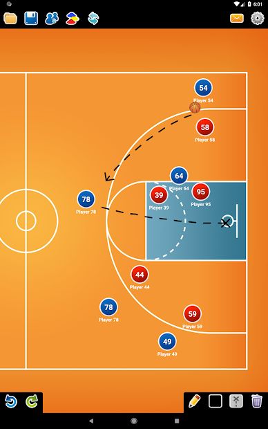Coach Tactic Board: Basketball