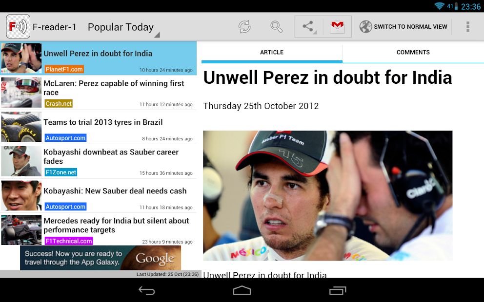 Freader1 - Formula Racing News