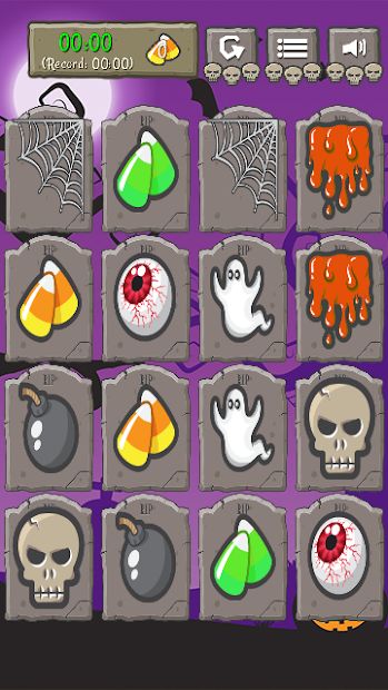 Memory Game Halloween - Match card, Brain training