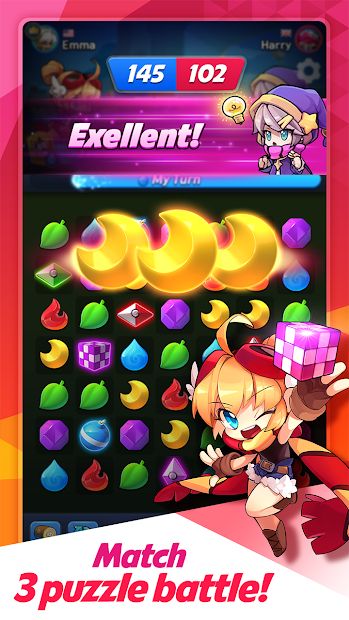 Puzzle Match : PvP Match 3