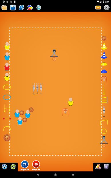 Coach Tactic Board: Basketball