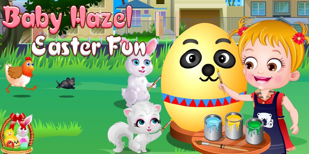 Baby Hazel Easter Fun