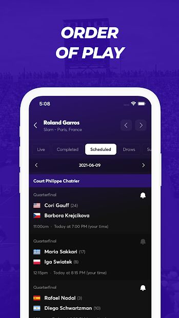 TNNS: Tennis Live Scores