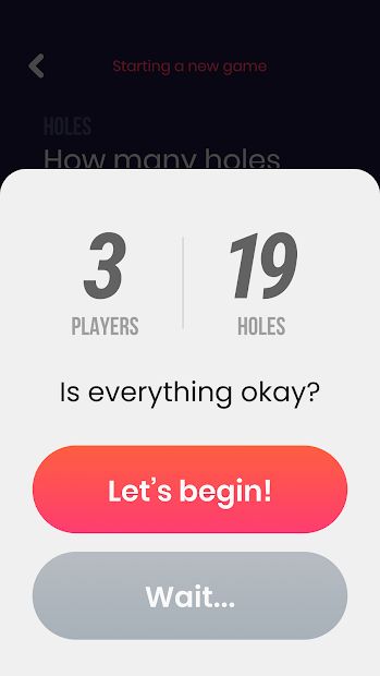 My Minigolf Scorecard X