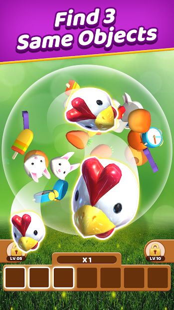 Match 3D Bubble