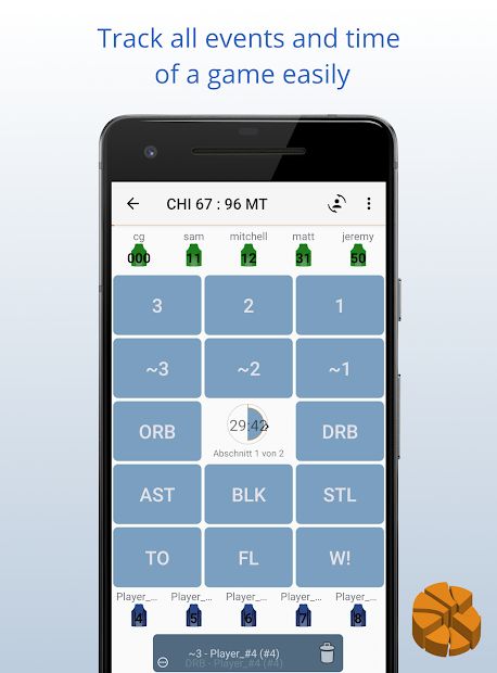 Statastic Basketball - record.analyze.improve