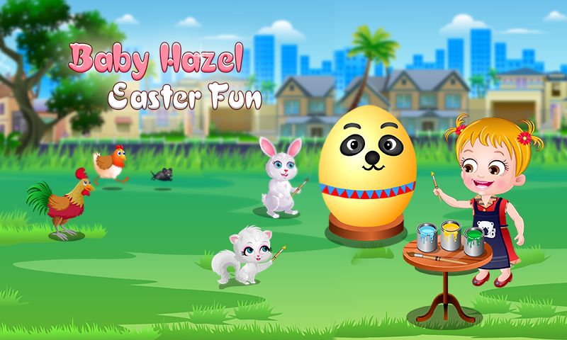 Baby Hazel Easter Fun