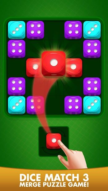 Dice Merge Puzzle Board Game