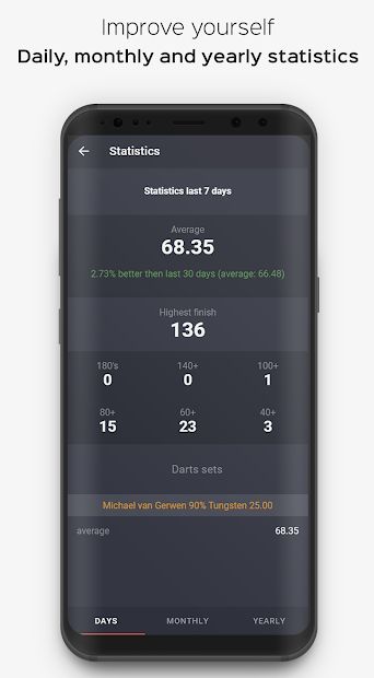 King of Darts scoreboard app