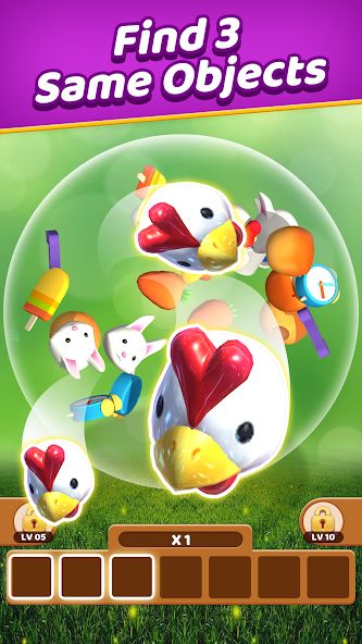 Match 3D Bubble